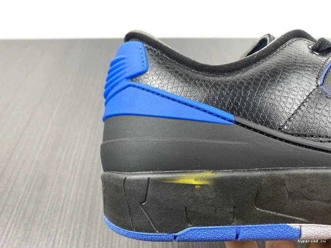 Retro 2 Jordan SP DJ4375-004 Off-White Low Black Blue 0729